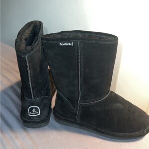 Bearpaw Black Suede Boots